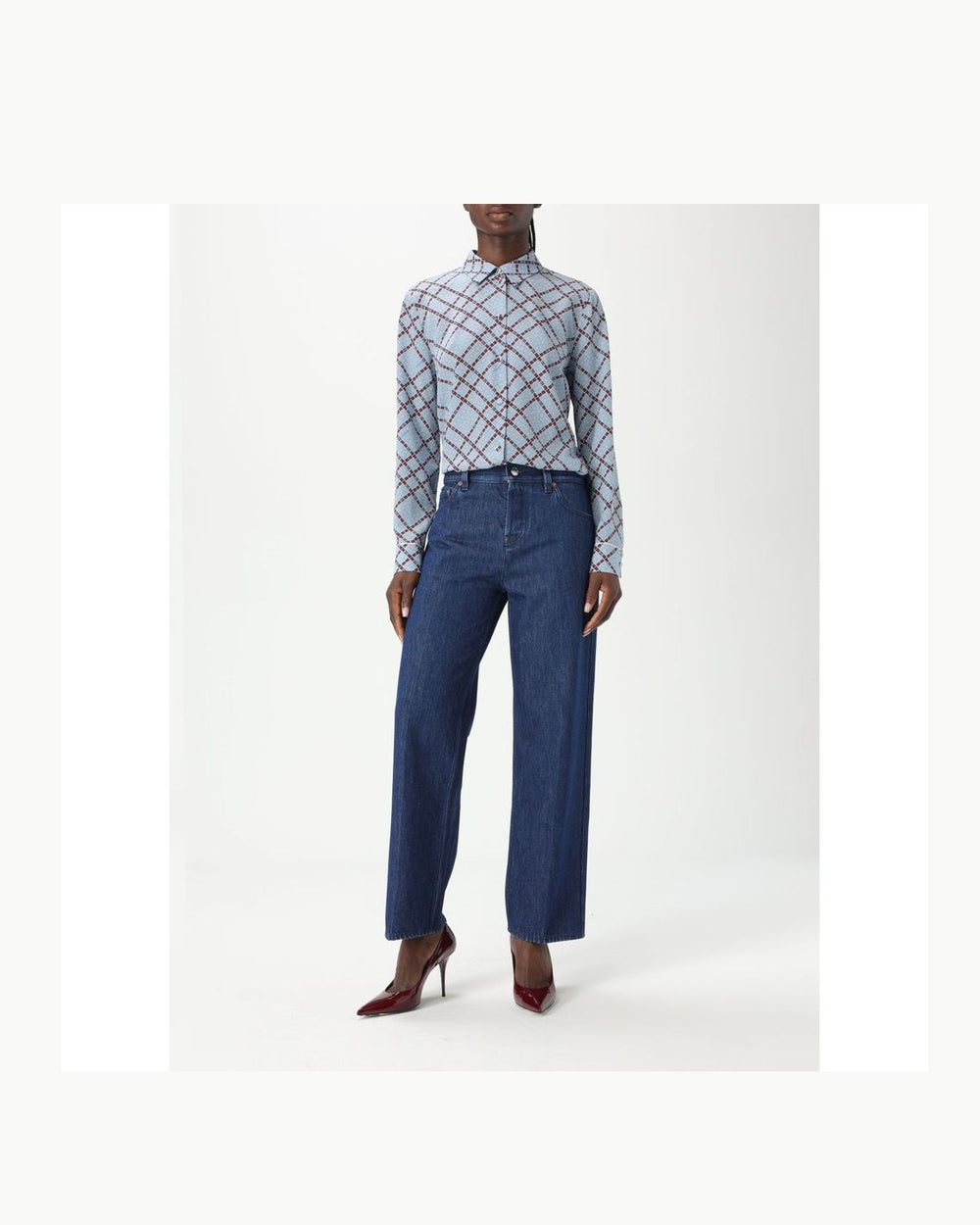 Gucci Blue Cotton Denim Jeans Glam Steals