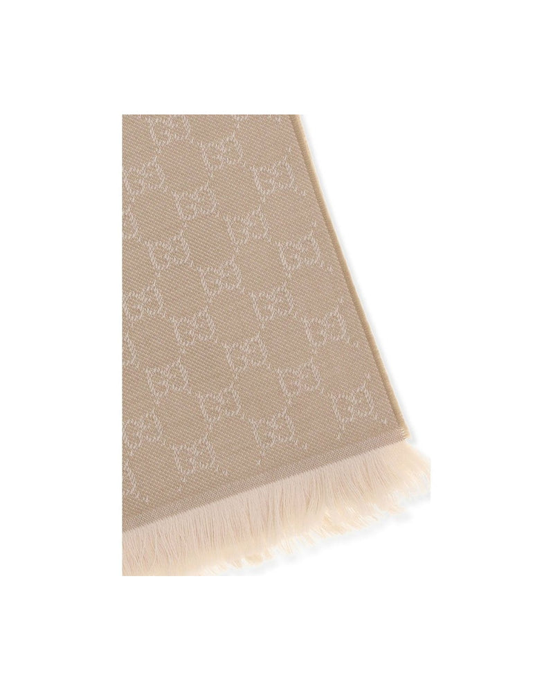 Gucci Beige Wool Scarf Glam Steals