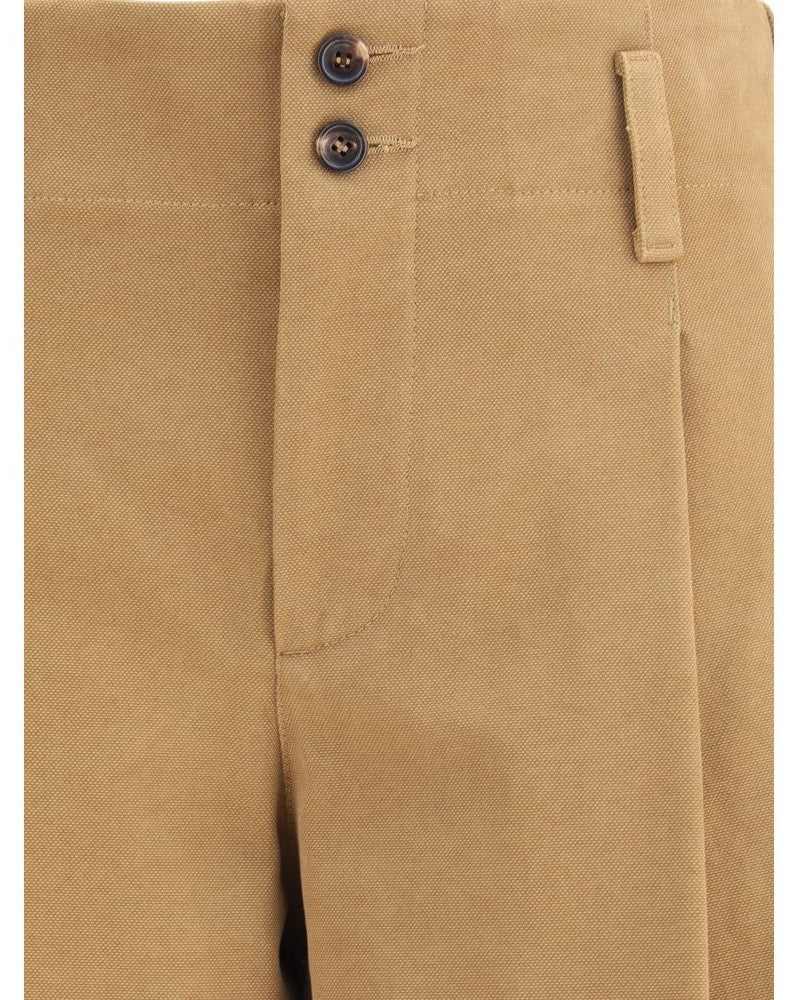 Chloé Beige Cotton Casual Pant