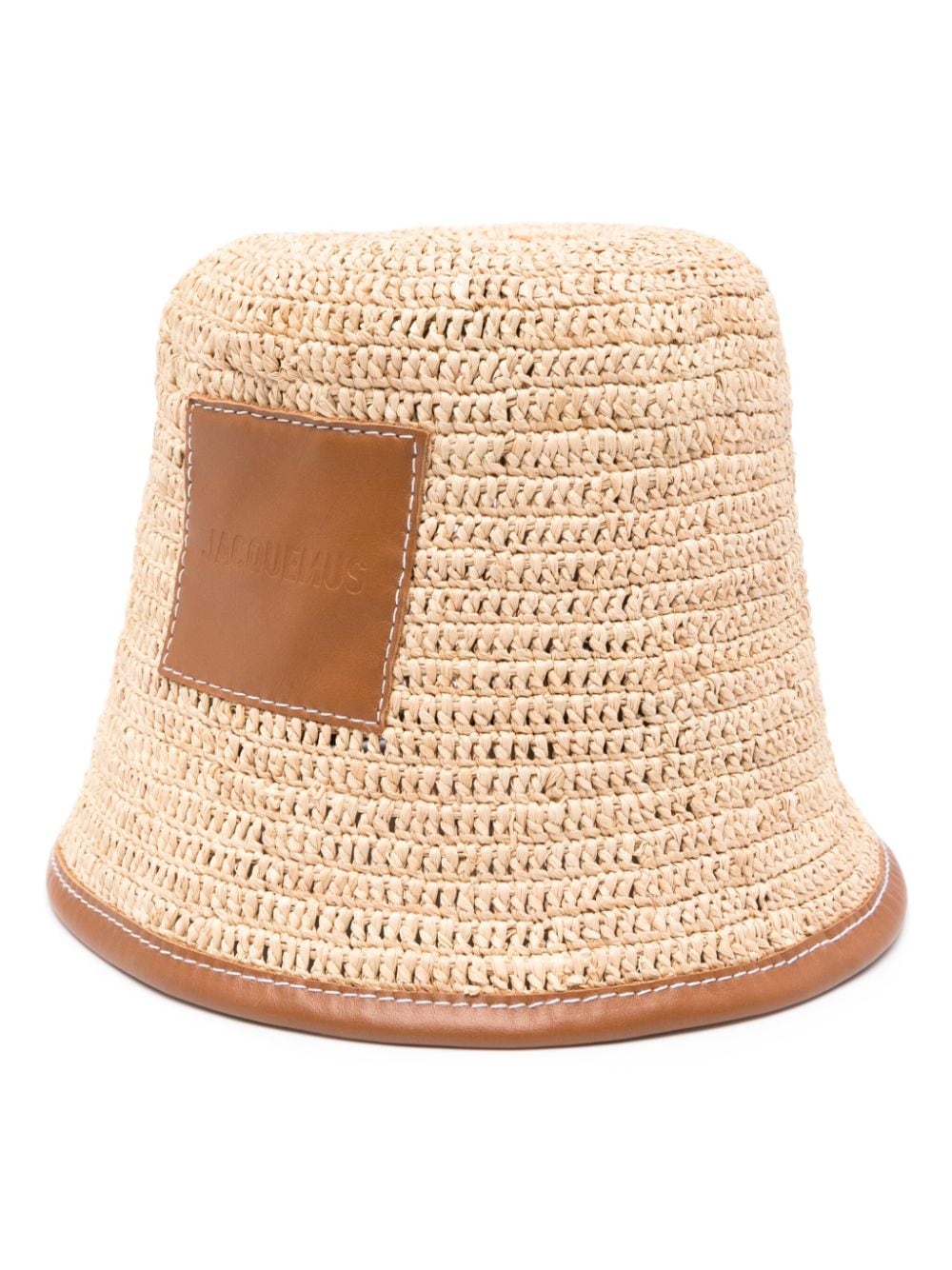 Jacquemus Hat Brown Leather