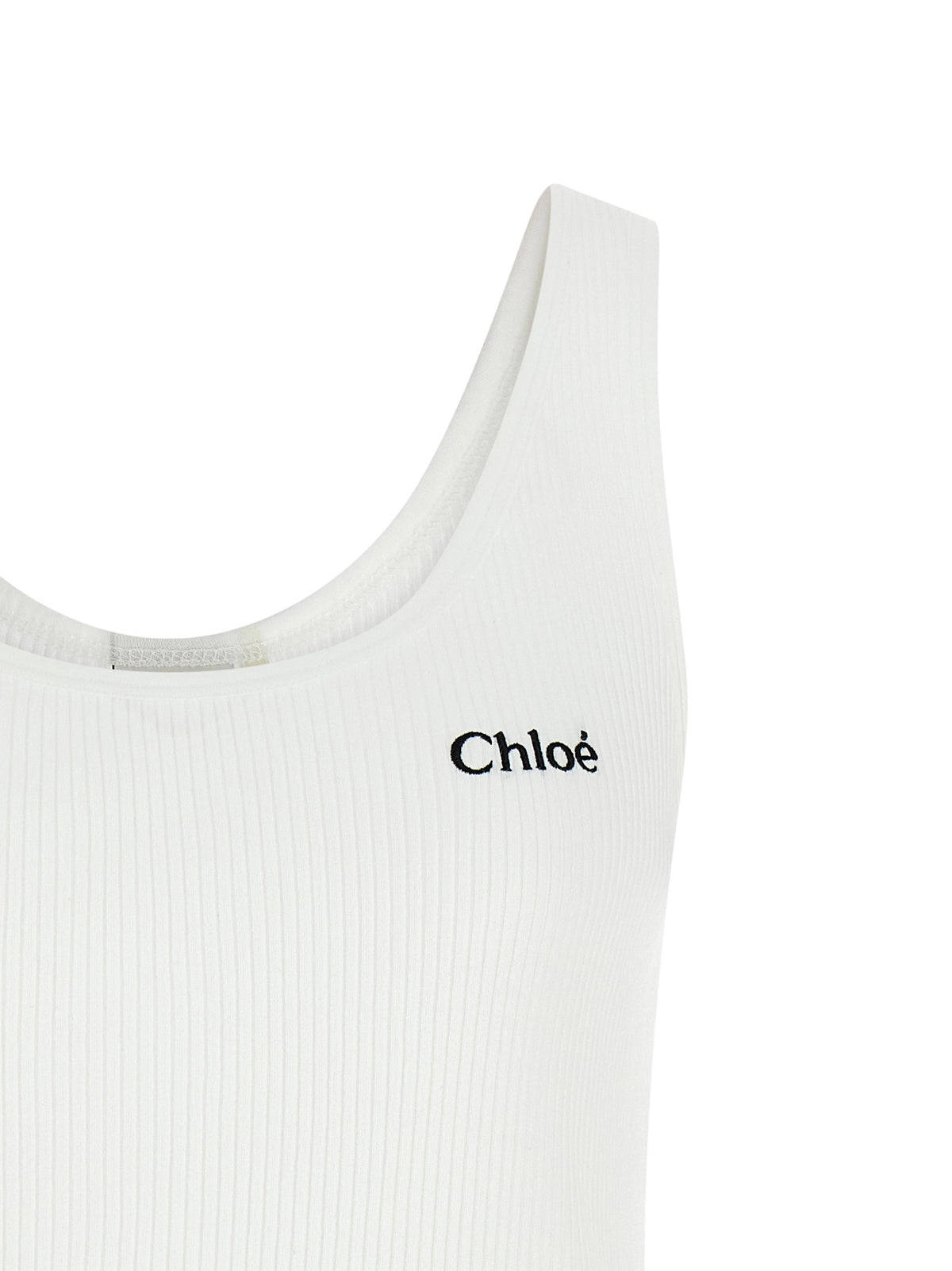 Chloé White Tank Top