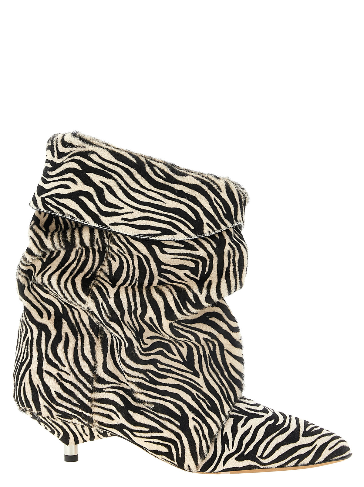 Isabel Marant Zebra Cowhide Ankle Boots