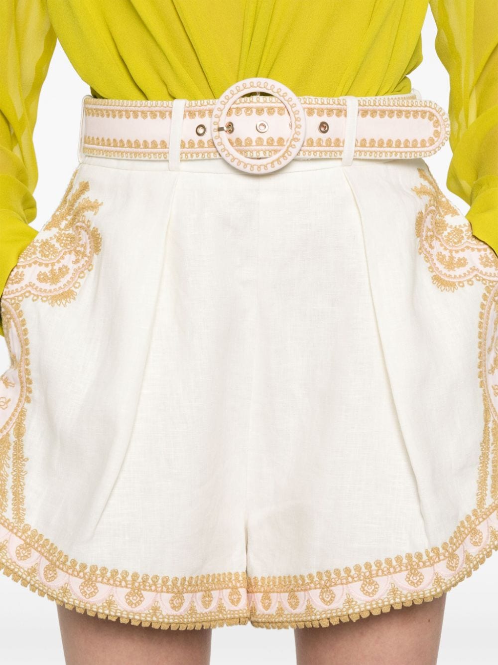 Zimmermann Beige Shorts