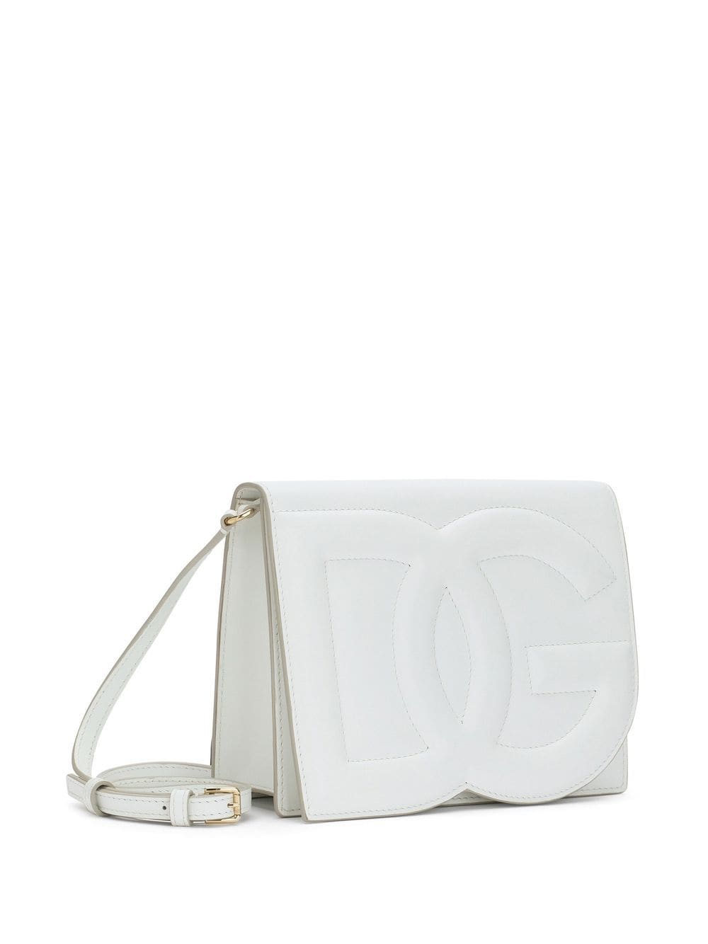 Dolce & Gabbana Calfskin Dg Logo Crossbody Bag