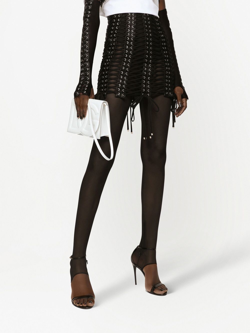 Dolce & Gabbana Calfskin Dg Logo Crossbody Bag