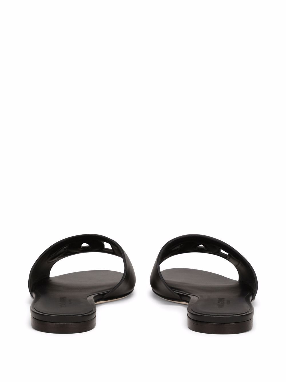 Dolce & Gabbana Dg Logo Leather Sandals