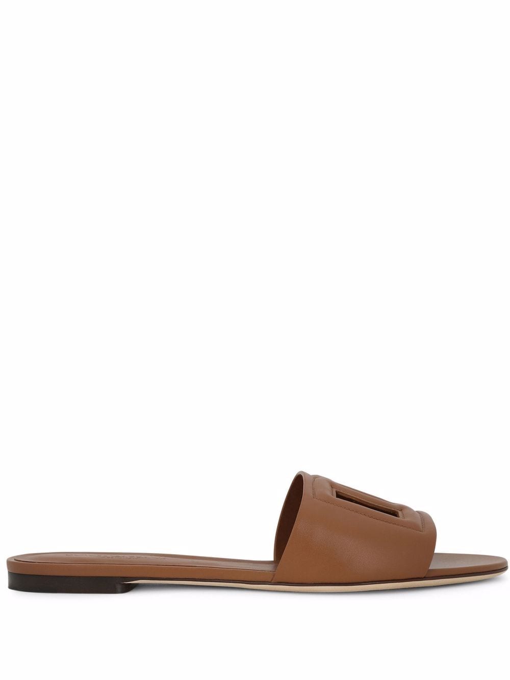 Dolce & Gabbana Dg Logo Leather Sandals