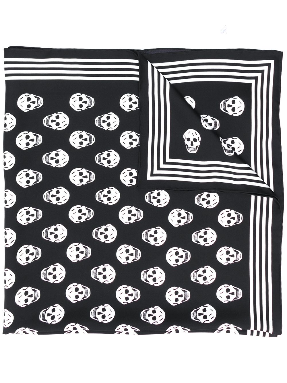 Alexander Mcqueen Black Scarfs