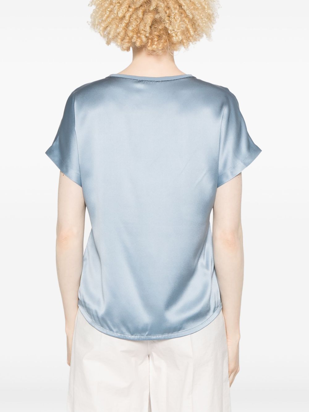 Brunello Cucinelli Satin Blouse