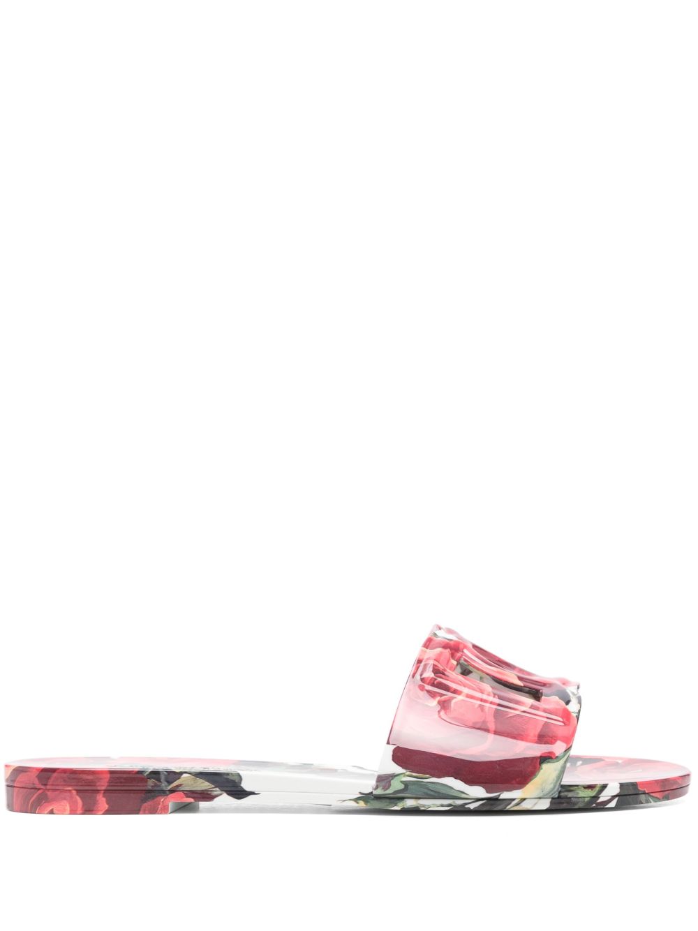 Dolce & Gabbana Floral Print Slides