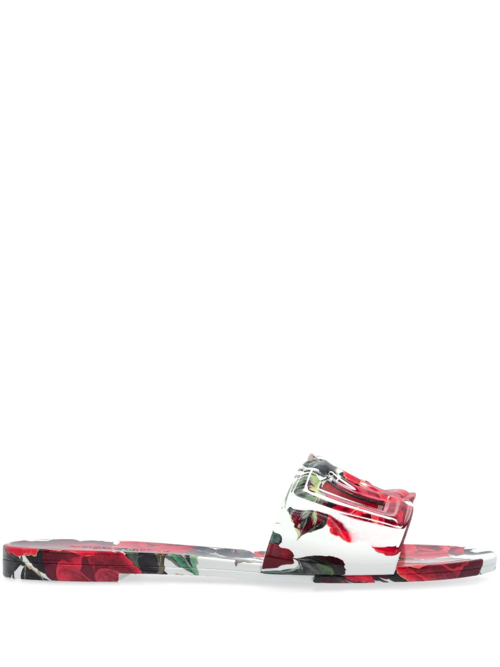 Dolce & Gabbana Floral Print Slides