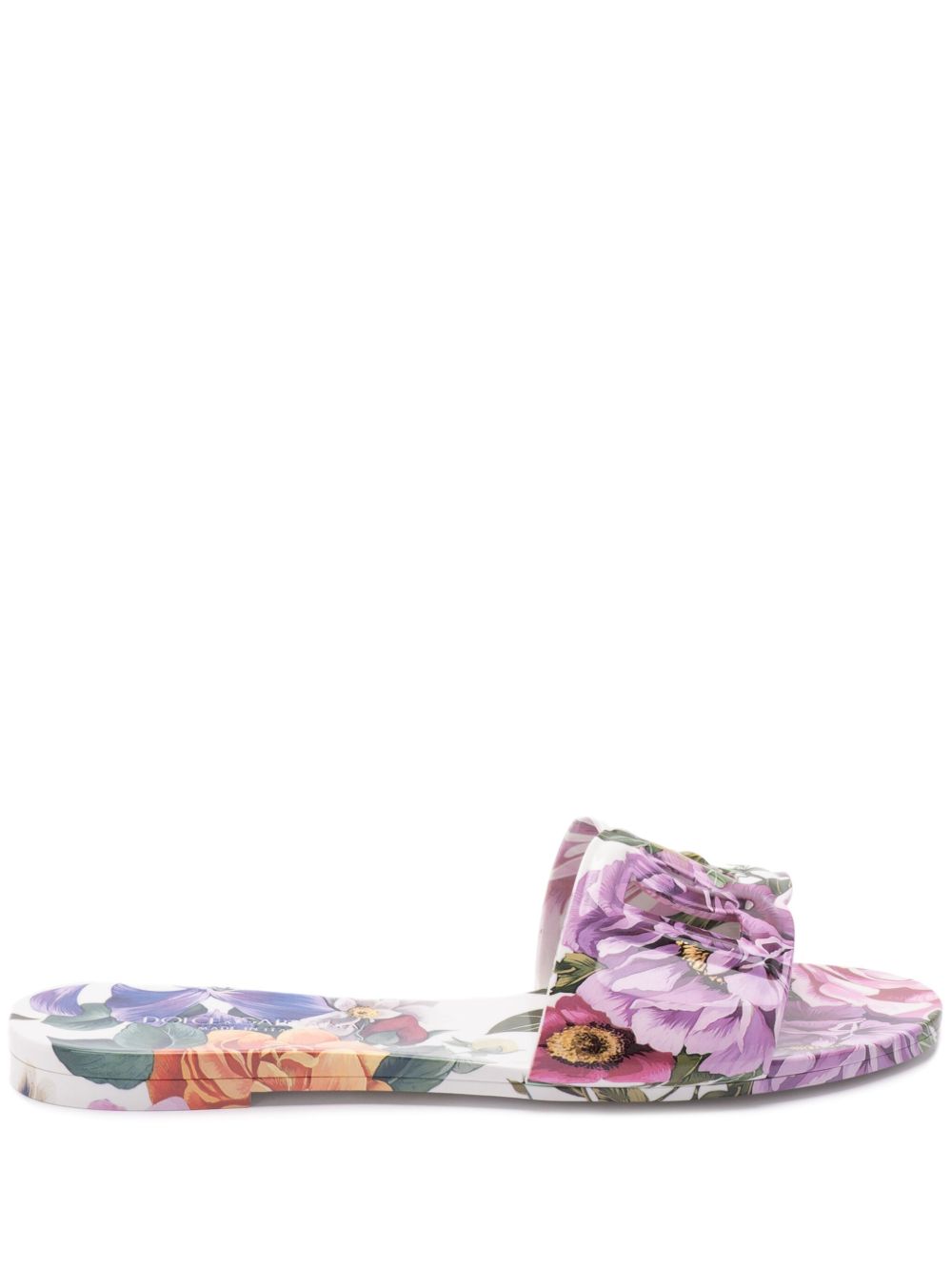 Dolce & Gabbana Floral Print Slides