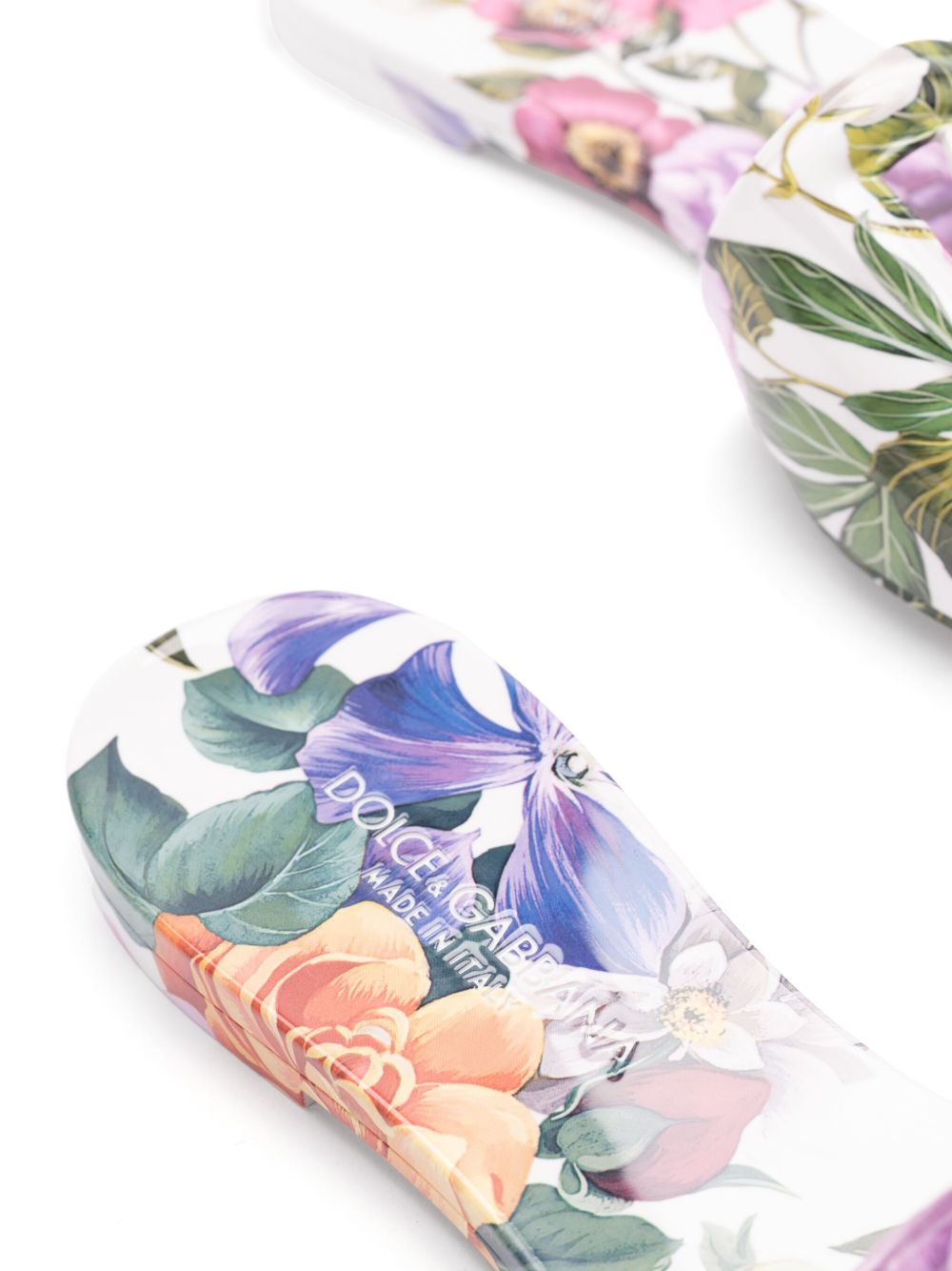 Dolce & Gabbana Floral Print Slides
