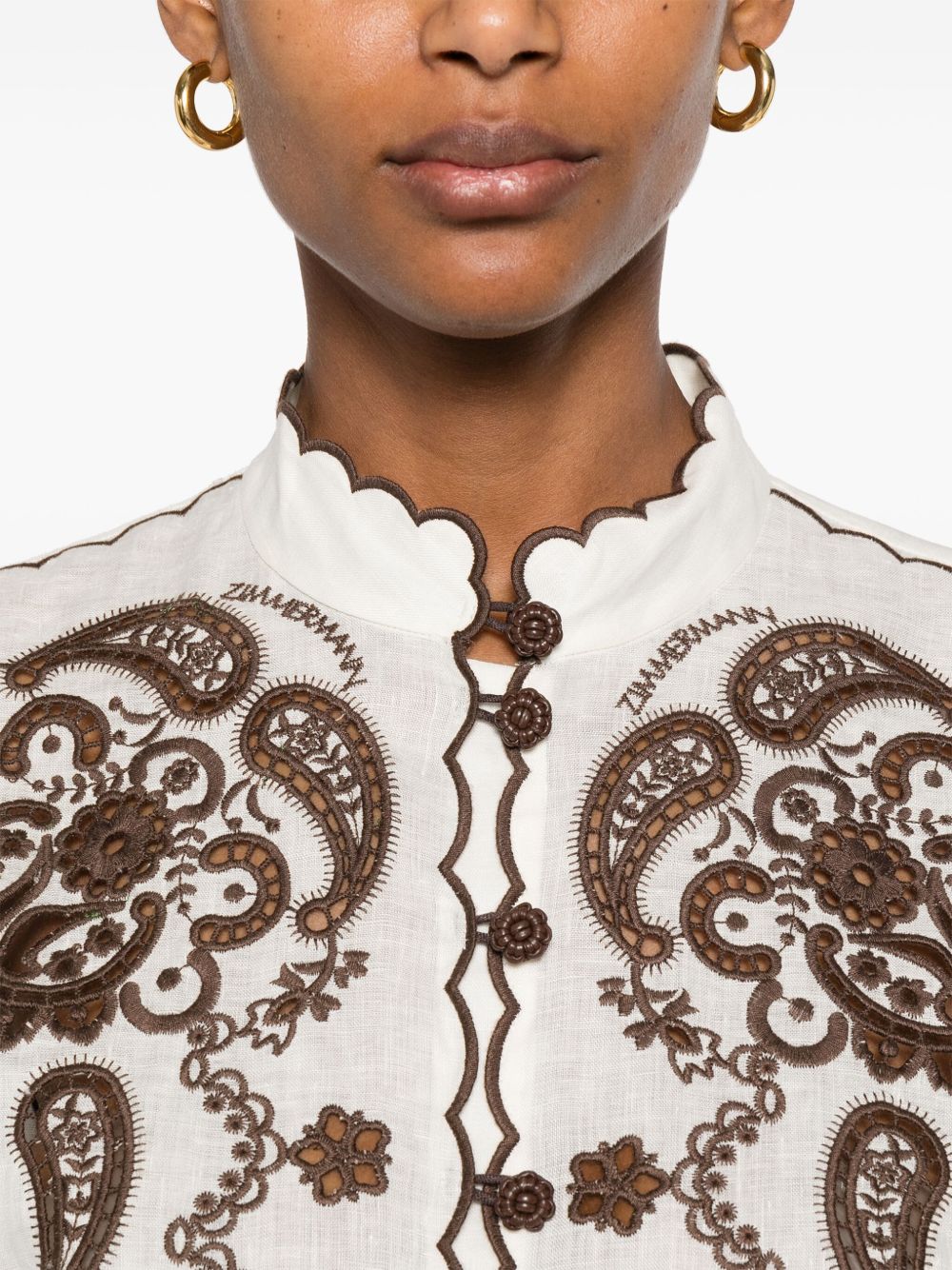 Zimmermann Ivory Shirt