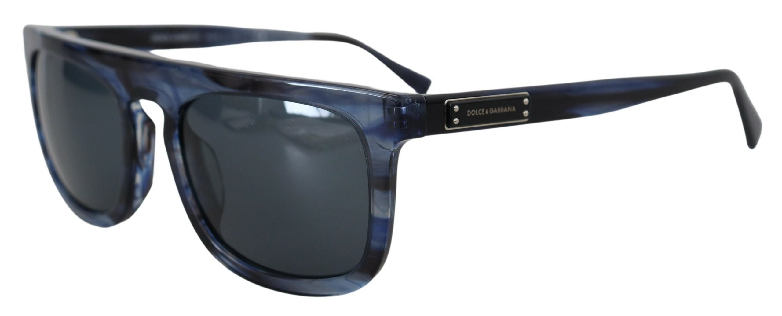 Dolce & Gabbana Blue Acetate Full Rim Frame Sunglasses