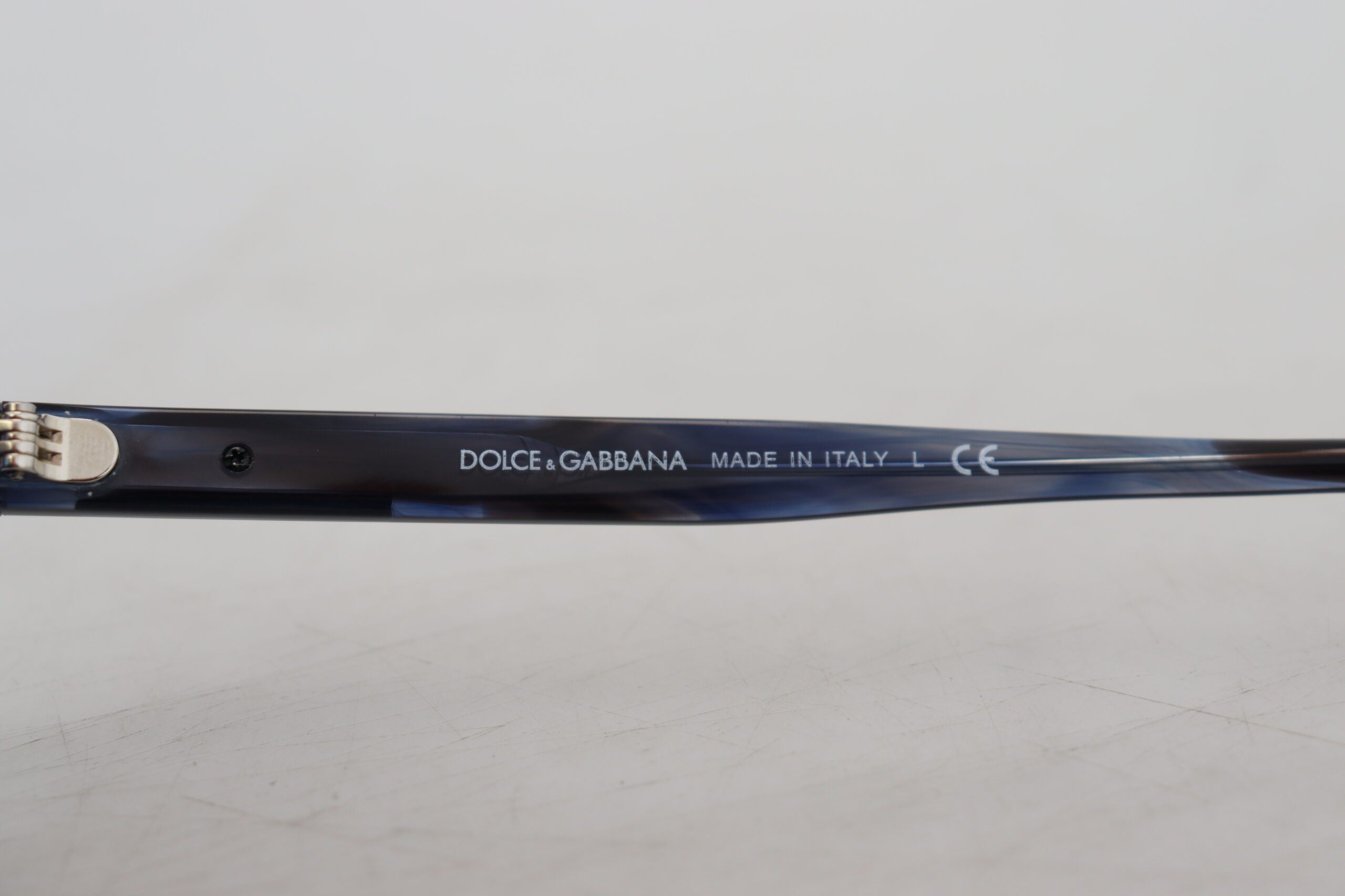 Dolce & Gabbana Blue Acetate Full Rim Frame Sunglasses