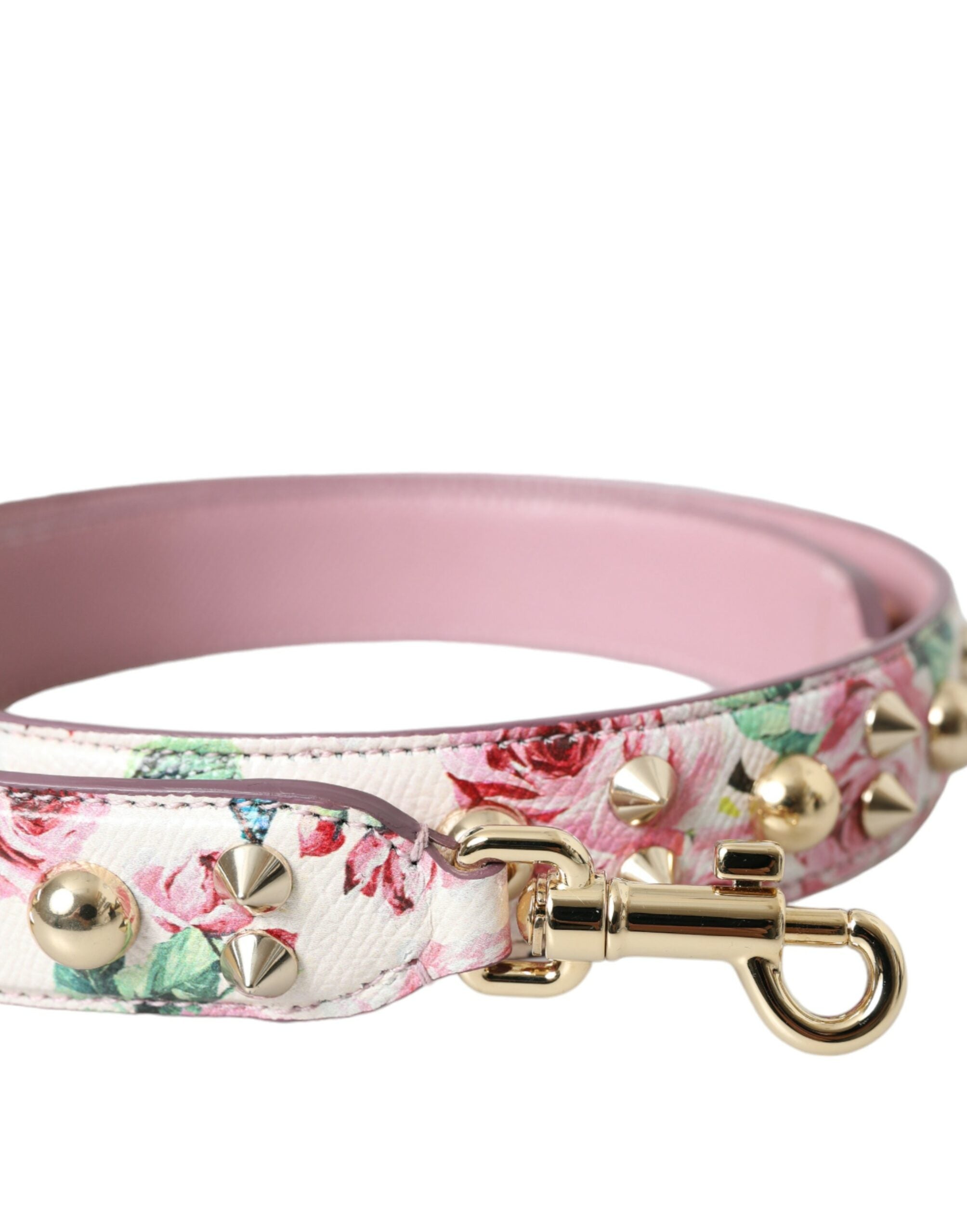 Dolce & Gabbana Floral Handbag Accessory Shoulder Pink Strap