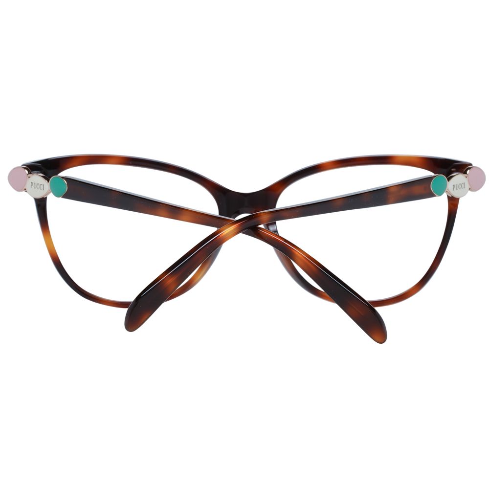 Emilio Pucci Brown Women Optical Frame Glam Steals