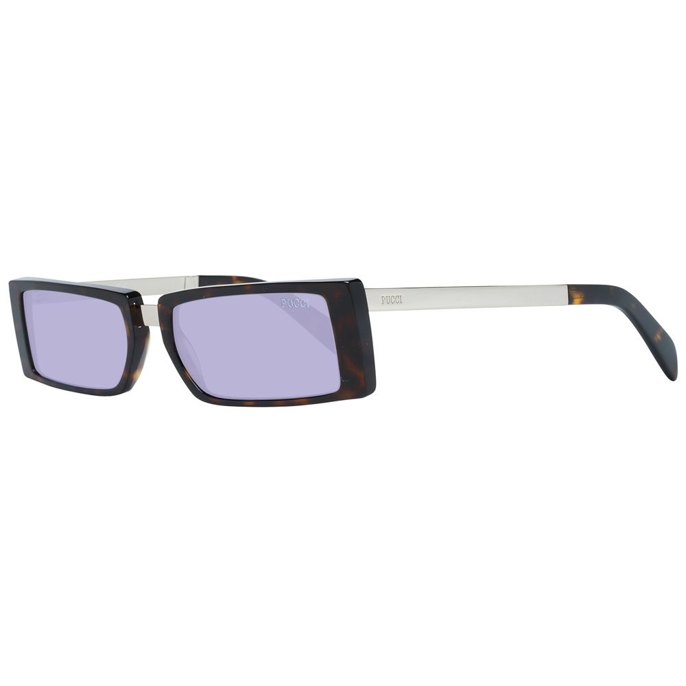 Emilio Pucci Plastic Brown Sunglasses