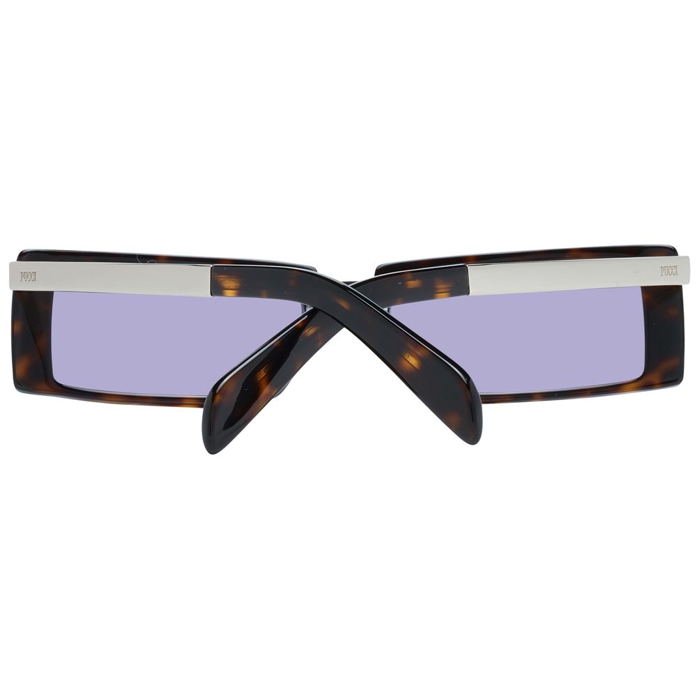 Emilio Pucci Plastic Brown Sunglasses