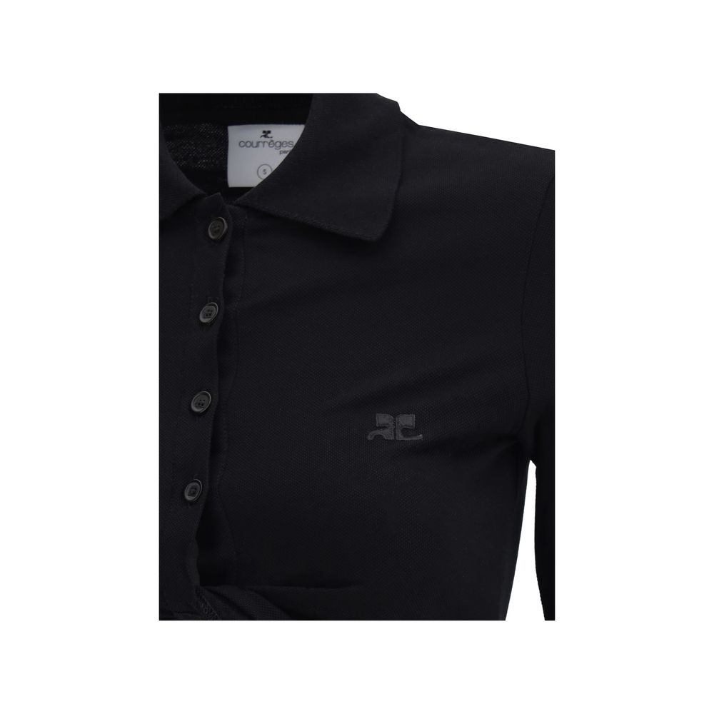 Courrėges Courrèges Polo With Twisted Detail Glam Steals