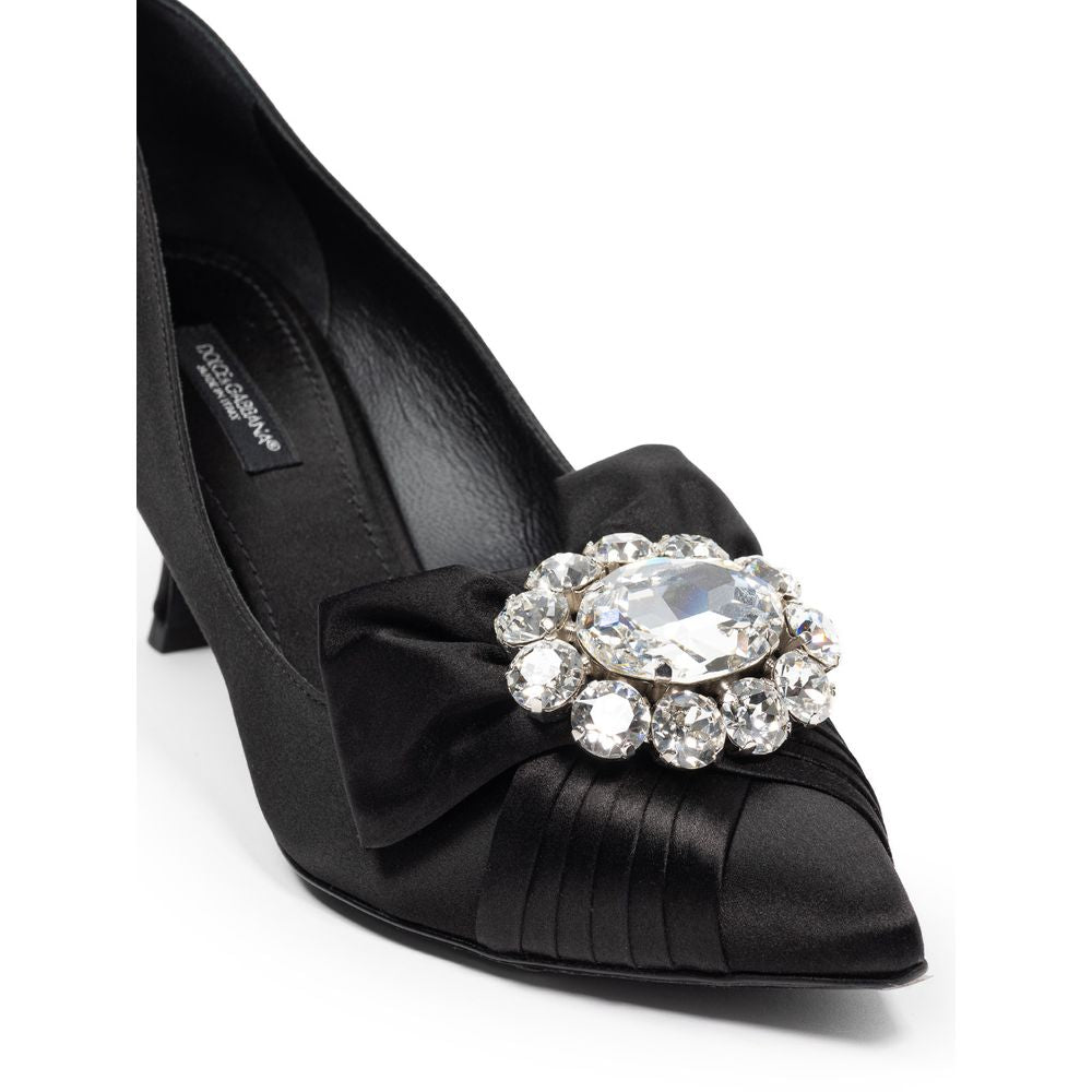 Dolce & Gabbana Viscose Black Pump