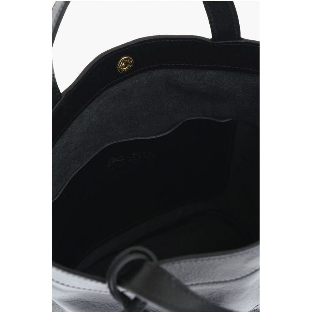 Il Bisonte Black Leather Shoulder Bag