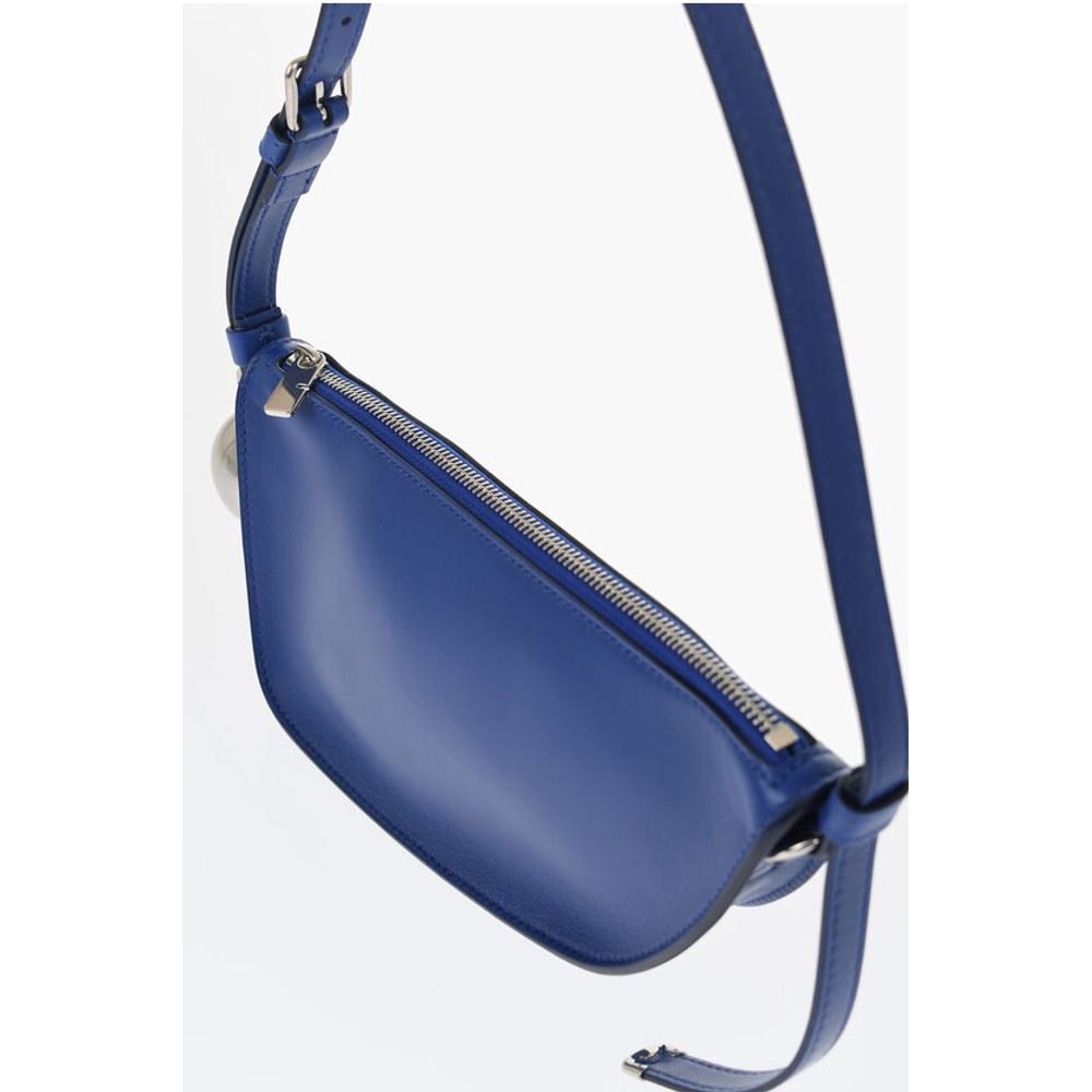 Burberry Blue Lambskin Shoulder Bag