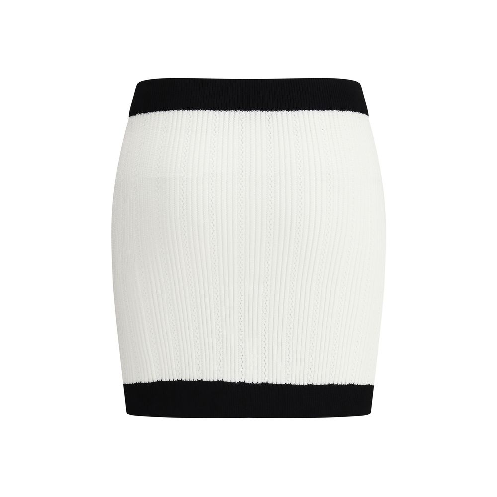 Balmain Knit Mini Skirt Glam Steals
