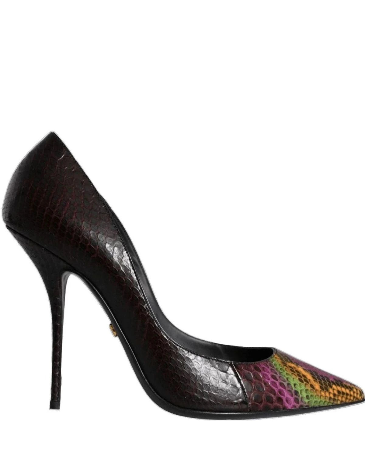 Dolce & Gabbana Multicolor Exotic Leather Heels Pumps Shoes Glam Steals