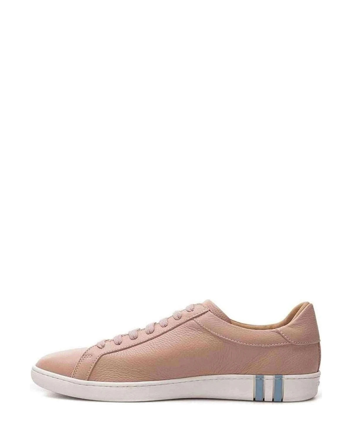 Bally Elegant Pink Leather Sneakers Sneakers
