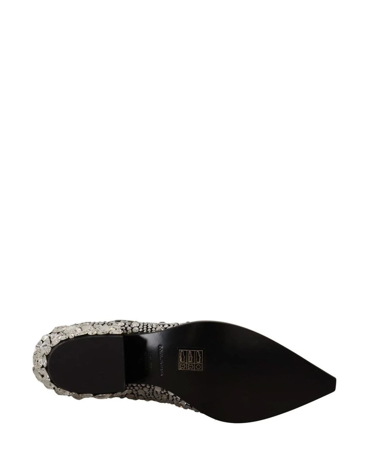 Dolce & Gabbana Black Crystal-Embellished Suede Boots Boots