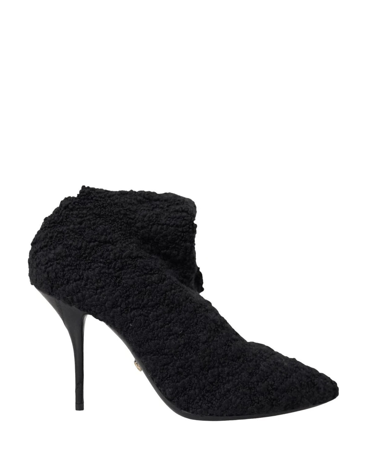 Dolce & Gabbana Elegant Virgin Wool Mid Calf Boots Glam Steals