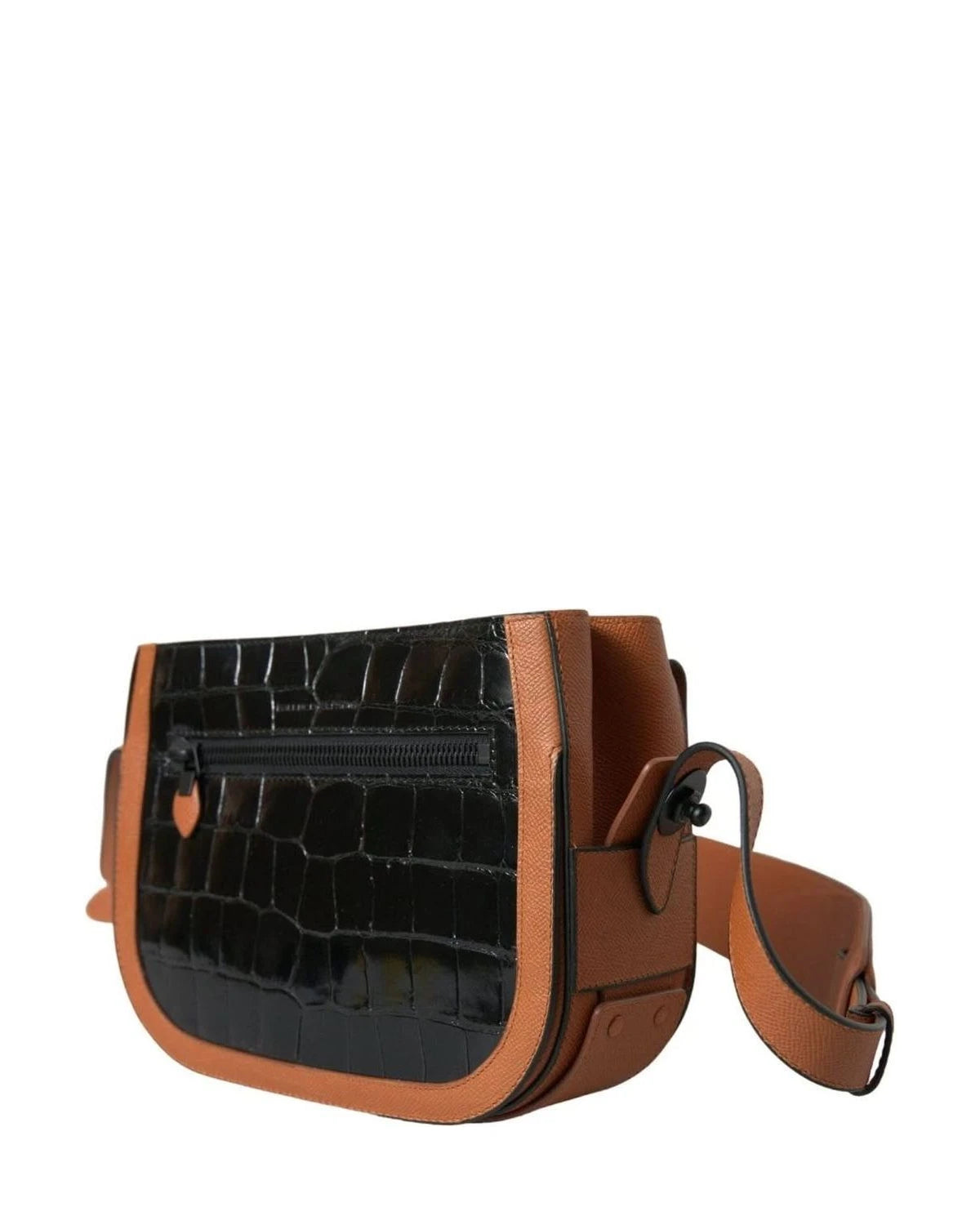 Balenciaga Elegant Crocodile Leather Camera Bag Shoulder Bags