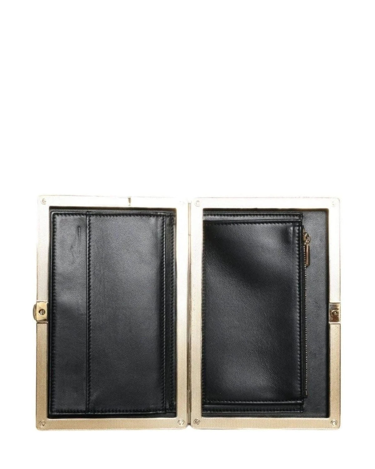 Dolce & Gabbana Black Velvet Frame Clutch Evening Party Purse Bag Clutch Bags