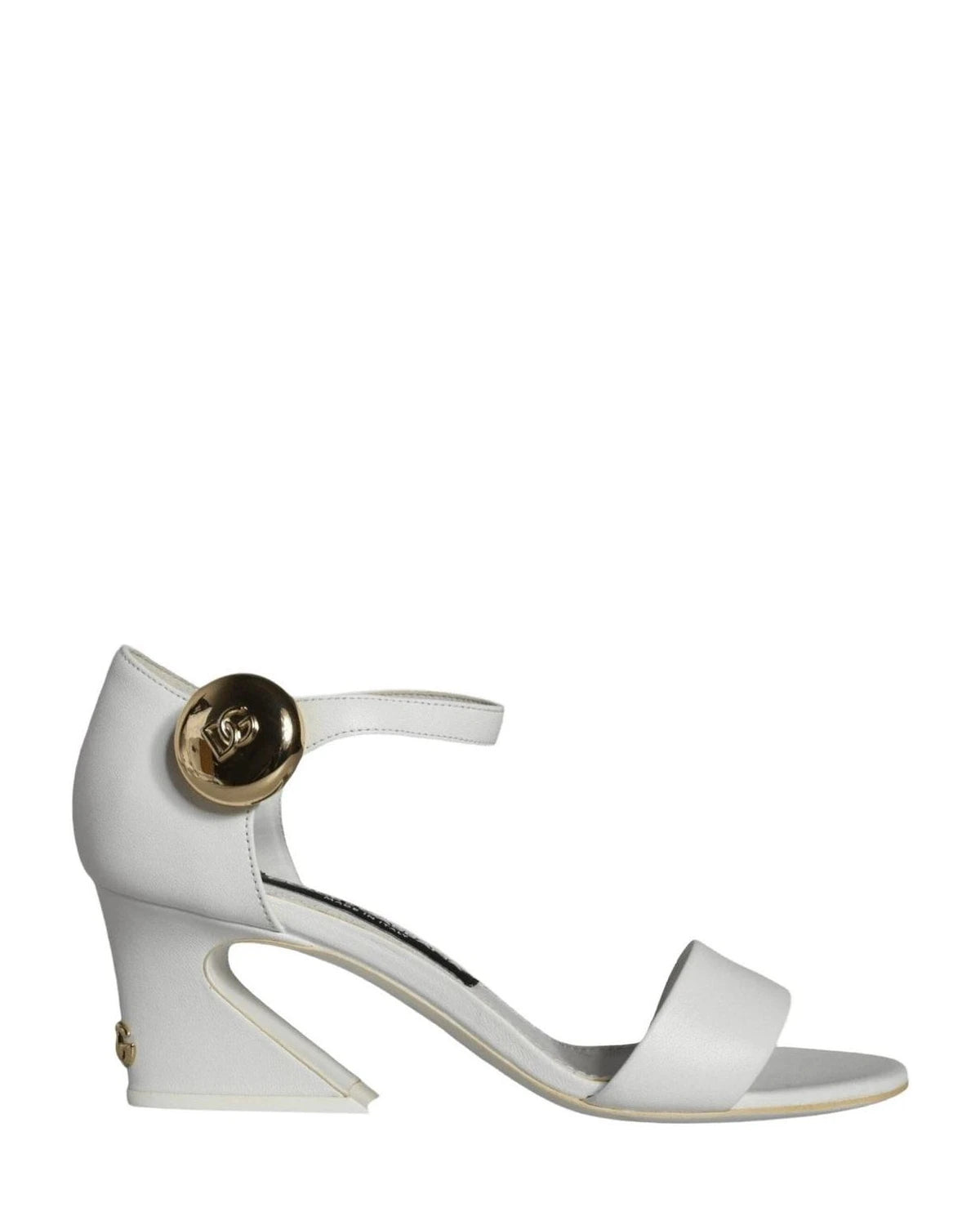 Dolce & Gabbana White Leather Heels Heels