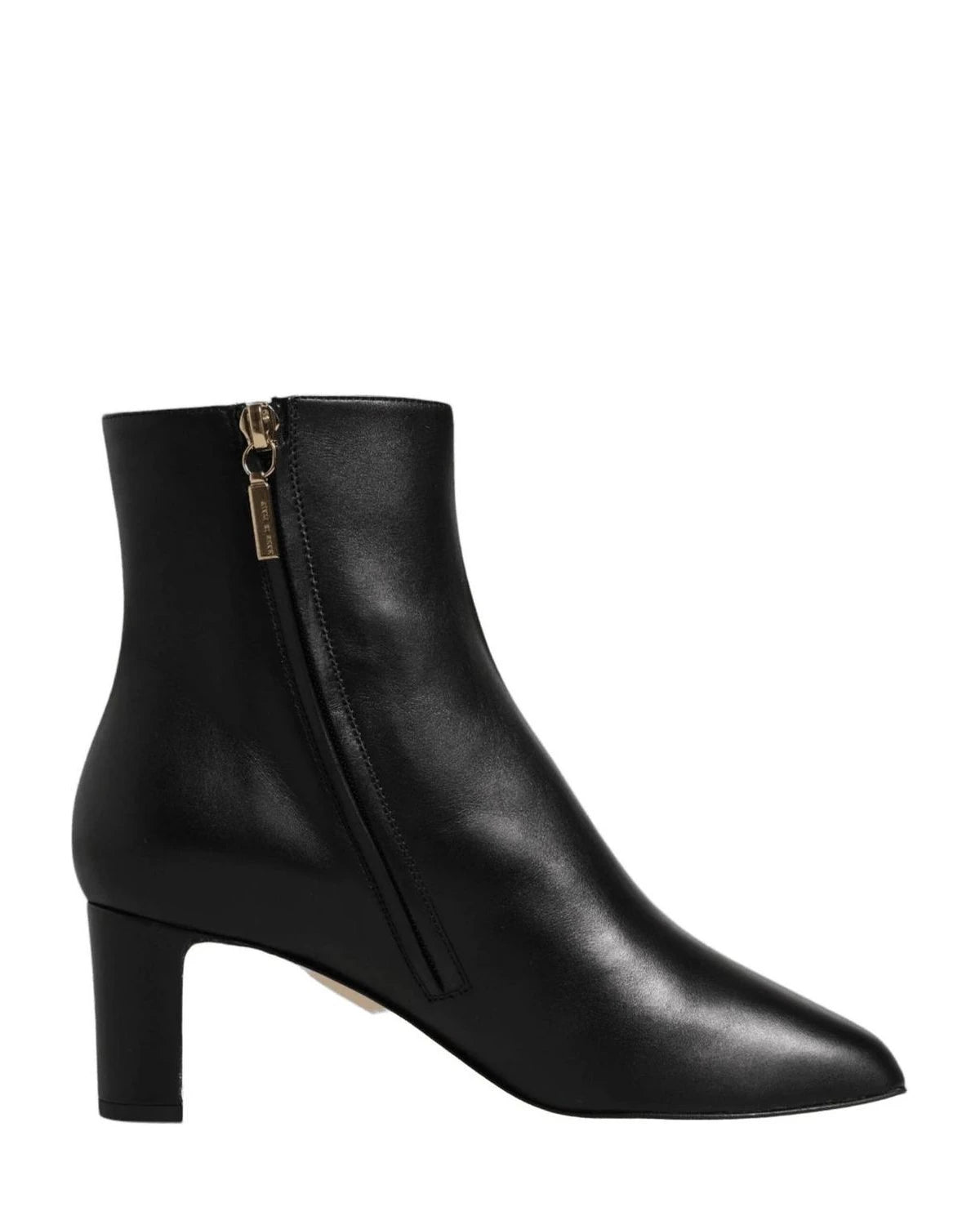 Dolce & Gabbana Black Jackie Leather Mid Calf Boots Shoes Boots