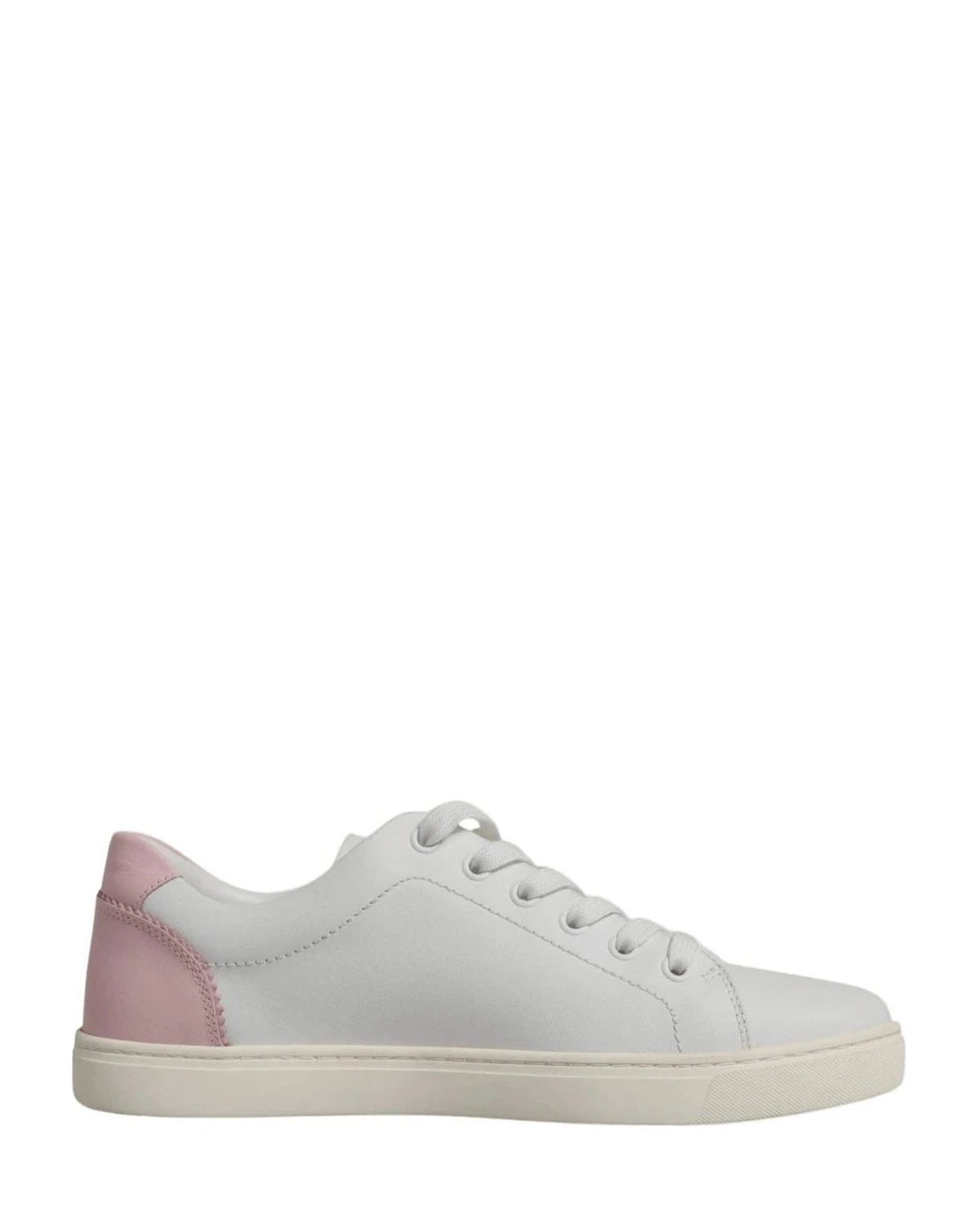 Dolce & Gabbana White Classic Calf Leather Sneakers Shoes Sneakers