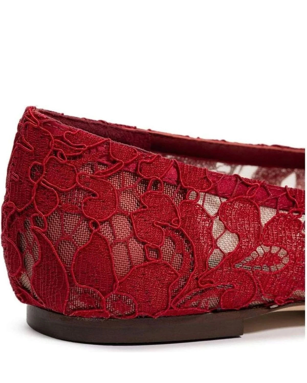 Dolce & Gabbana Red Viscose Flat Shoe Flats