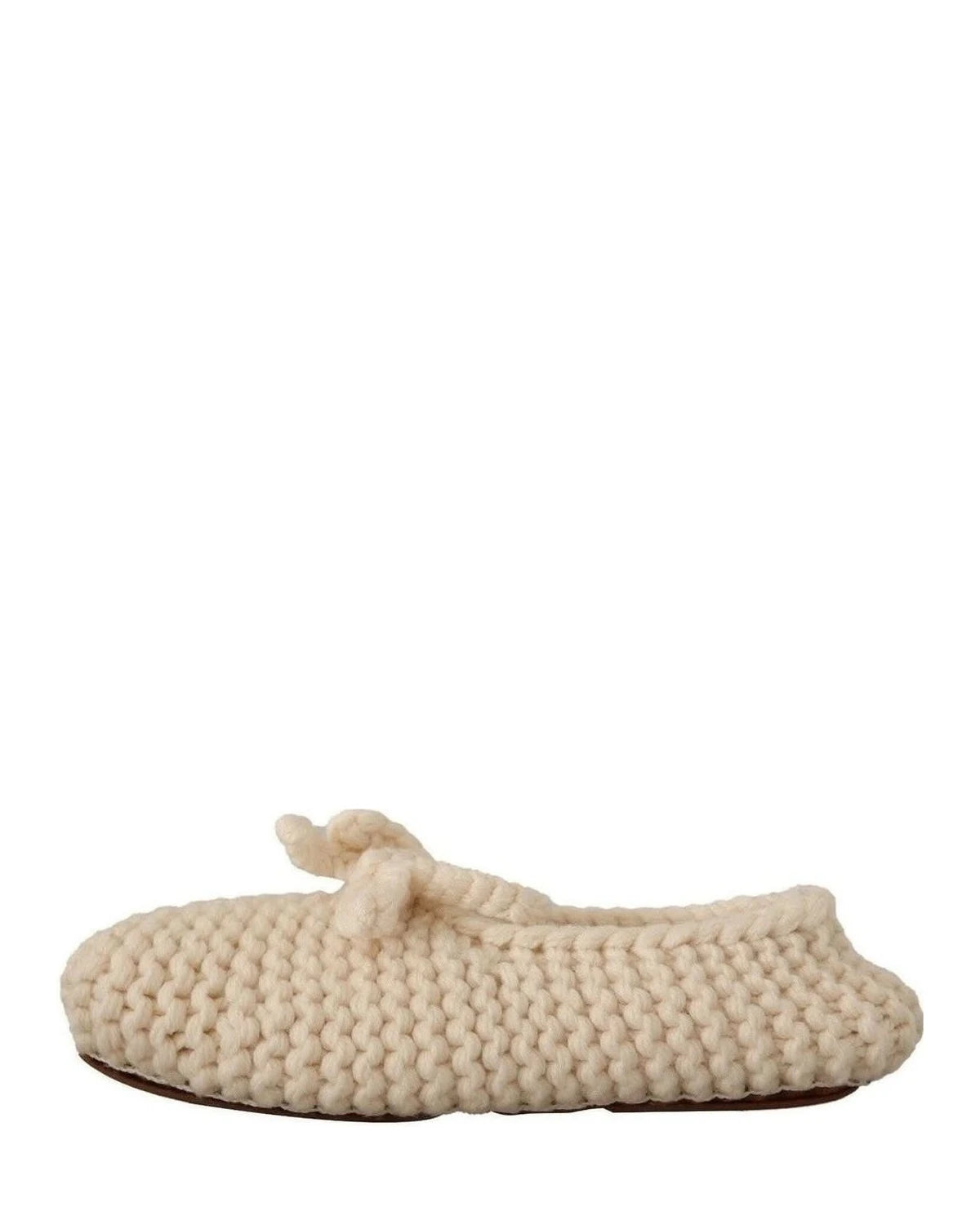 Dolce & Gabbana Wool Chic Knit Ballerina Flats Flats
