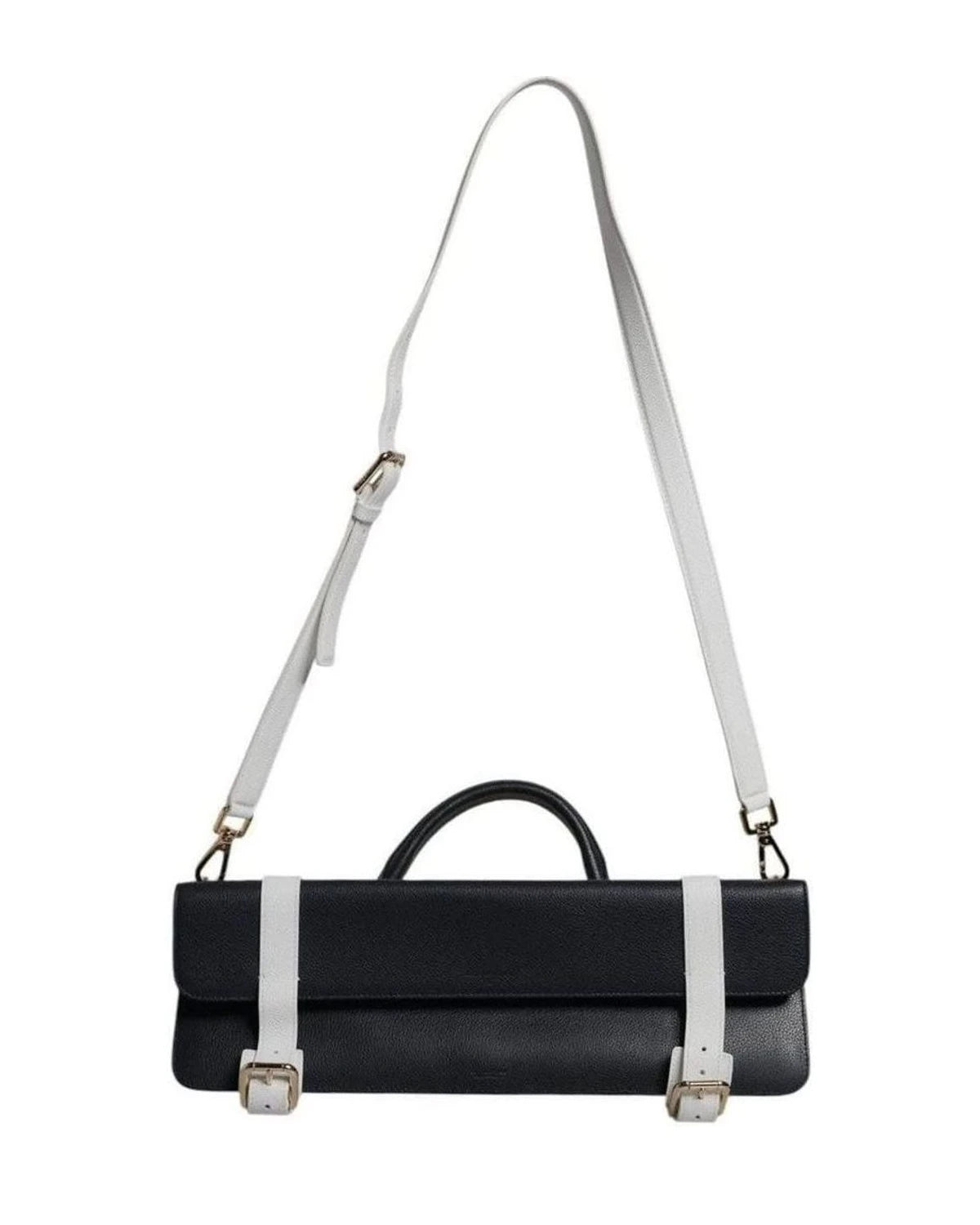 Dolce & Gabbana White Leather Calfskin Crossbody Shoulder Bag Shoulder Bags