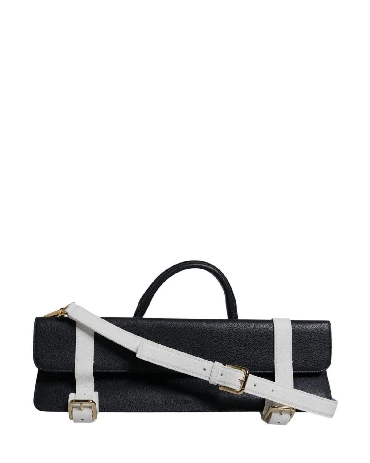 Dolce & Gabbana White Leather Calfskin Crossbody Shoulder Bag Shoulder Bags