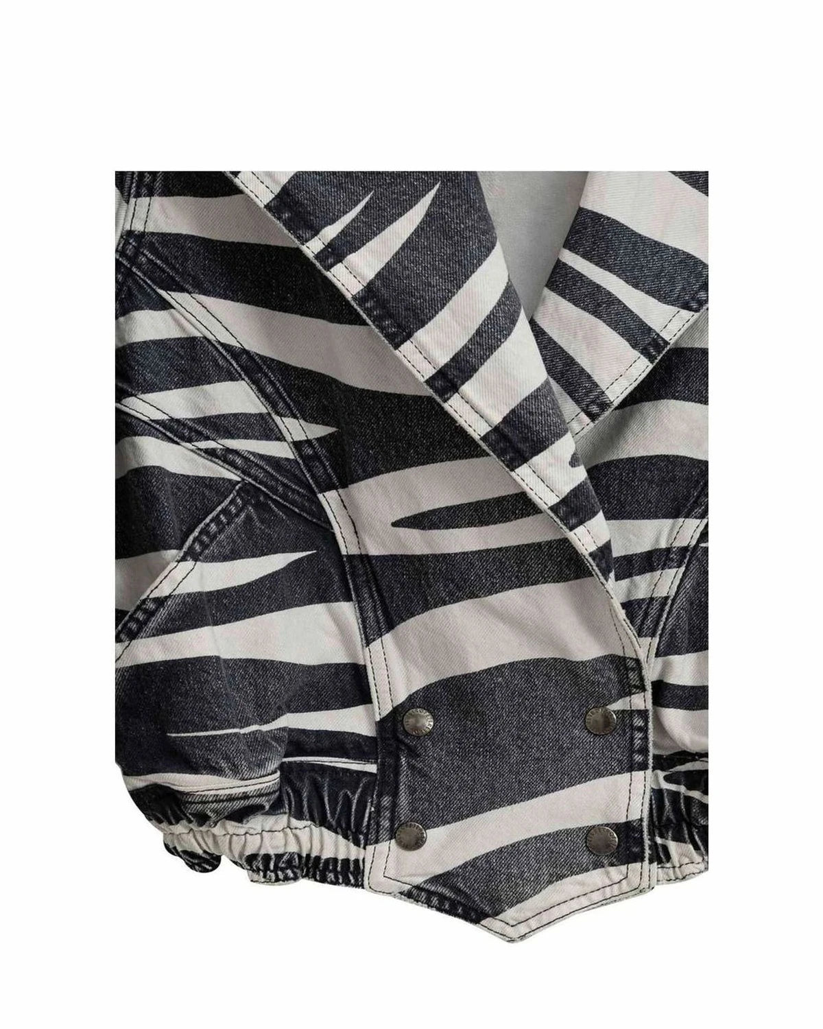 Retrofête Black Trucker Jacket Coats & Jackets