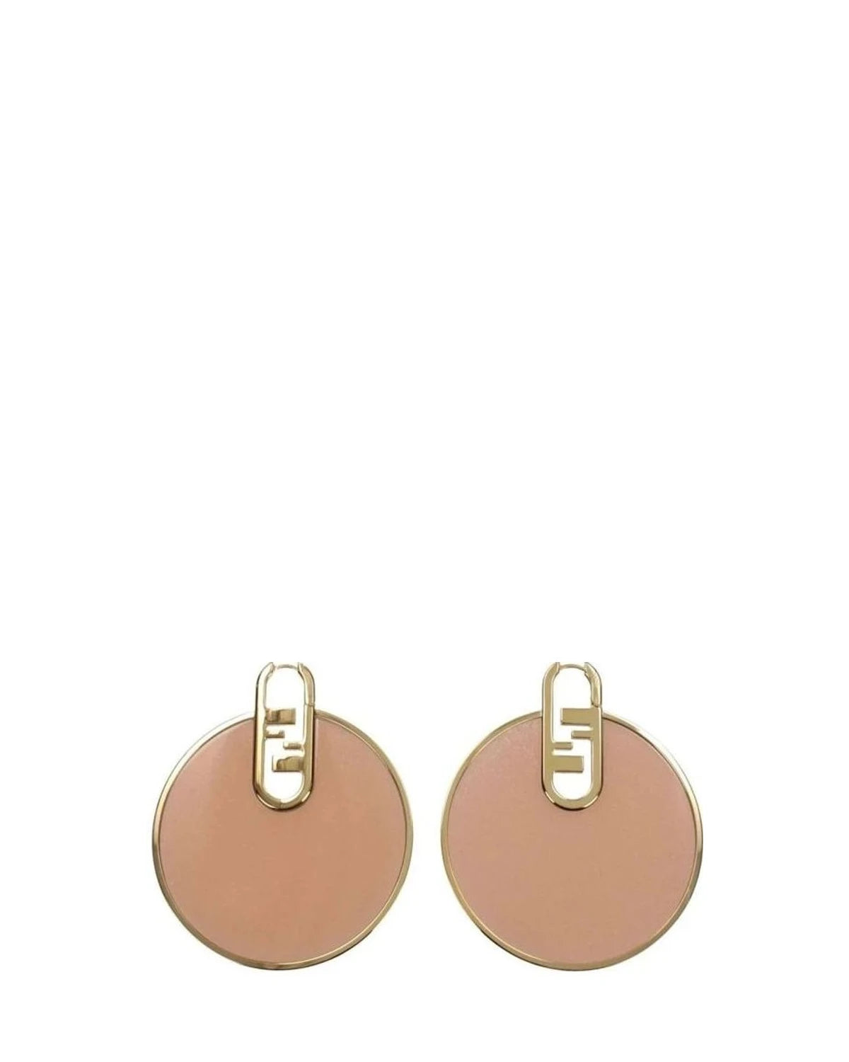 Fendi Plexiglass Pink Earrings Earrings