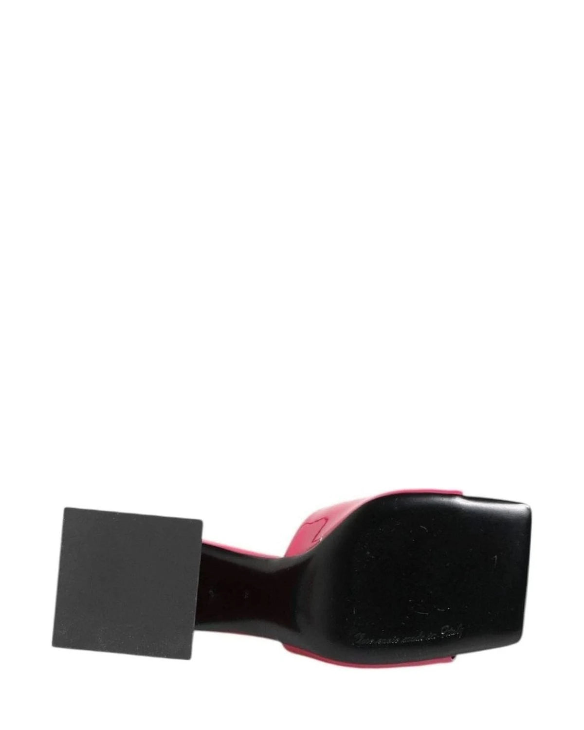 Dolce & Gabbana Pink Open Toe Block Heel Mules Sandals Shoes Heels