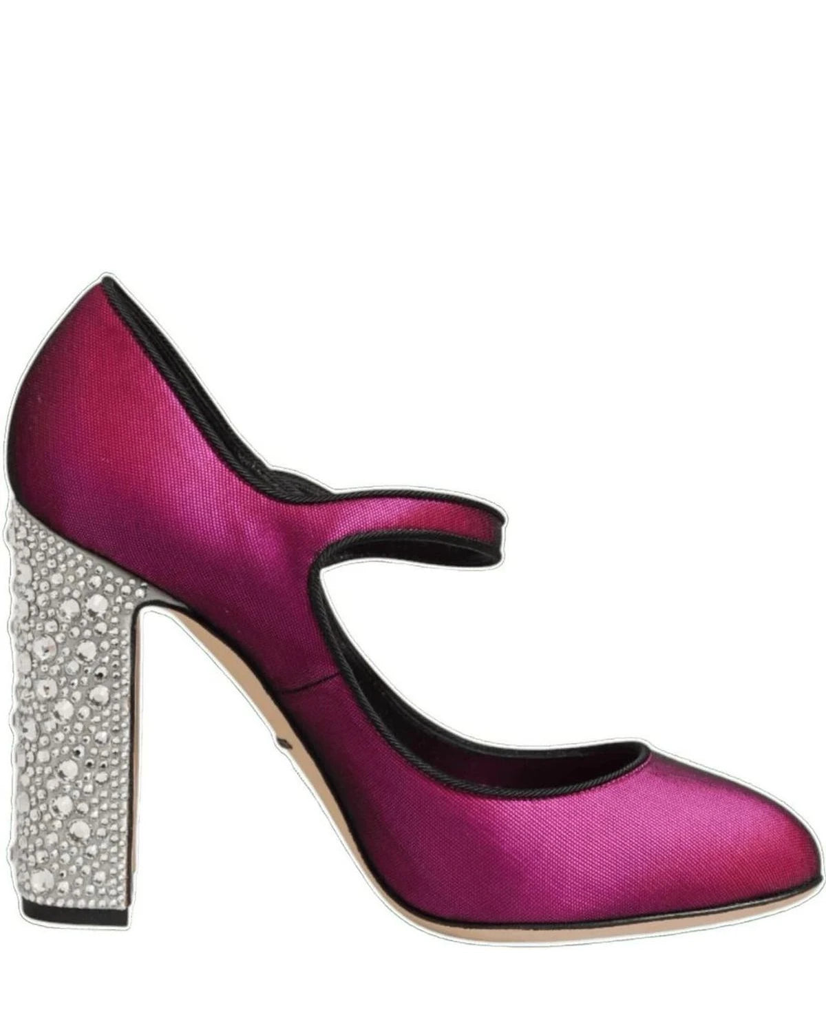Dolce & Gabbana Pink Strass Mary Janes Heels Pumps Shoes Glam Steals