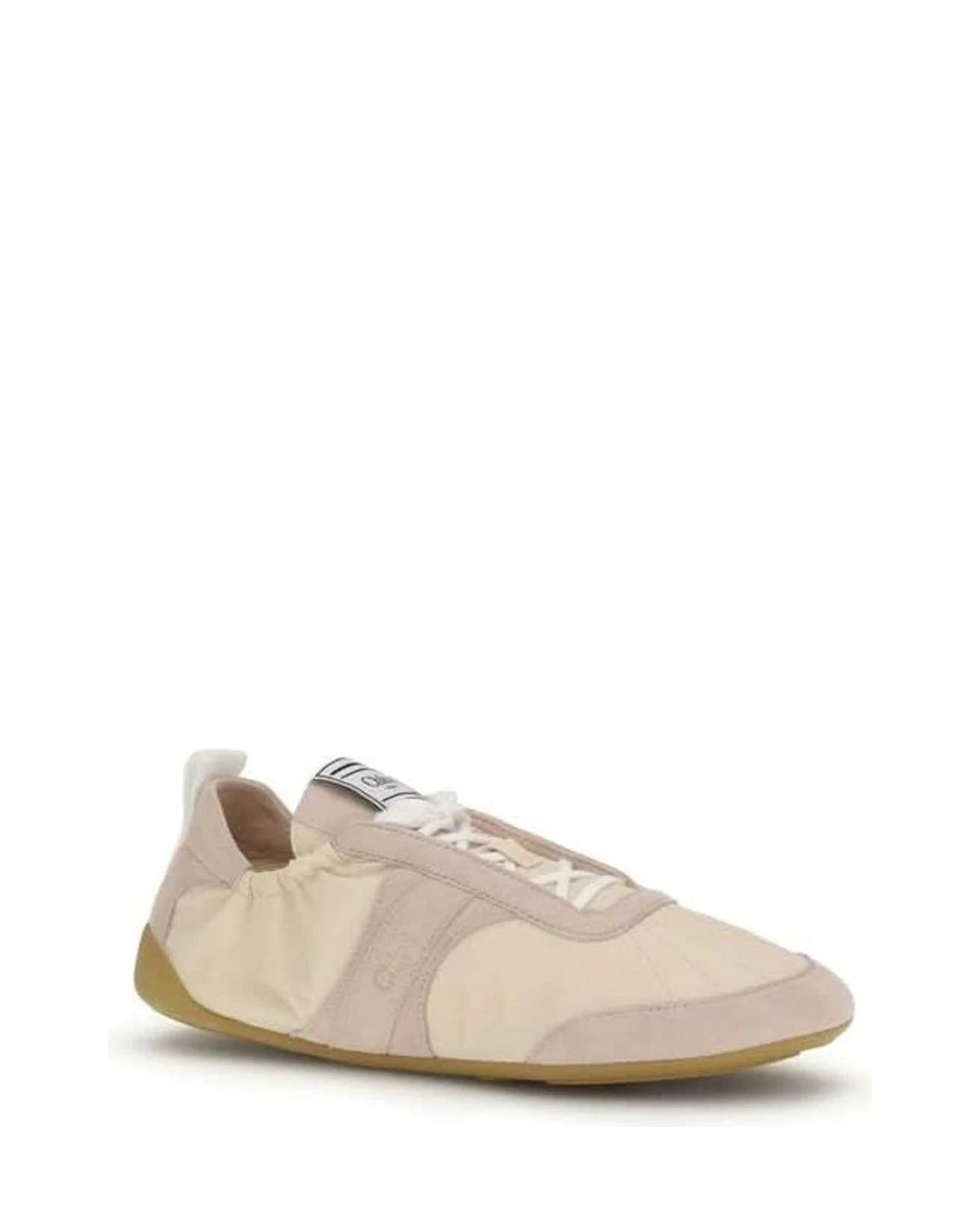 Chloé Beige Nylon Athletic Sneakers Sneakers