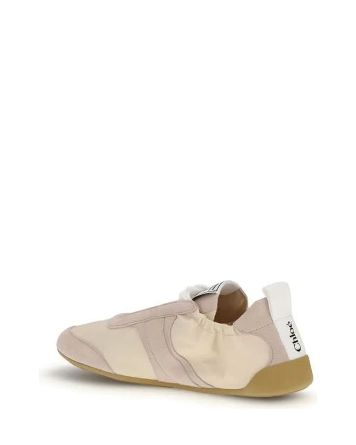 Chloé Beige Nylon Athletic Sneakers Sneakers