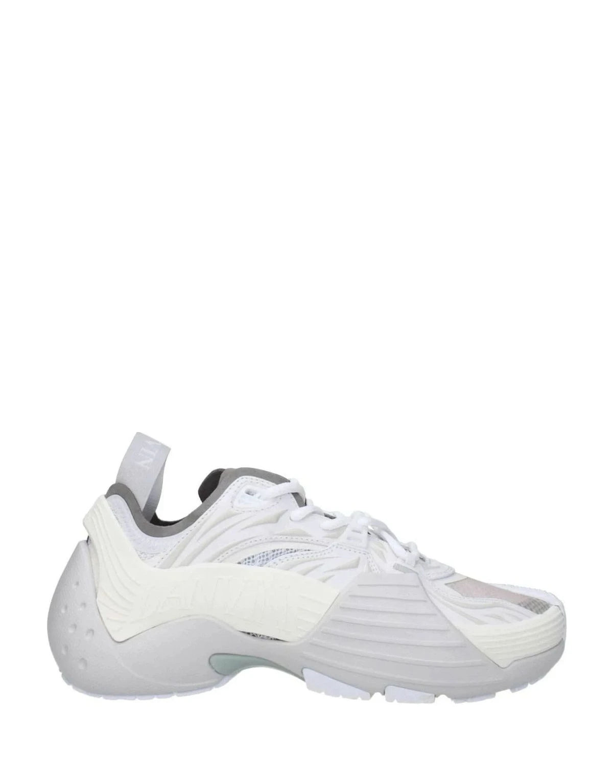 Lanvin White Leather Athletic Sneakers Sneakers
