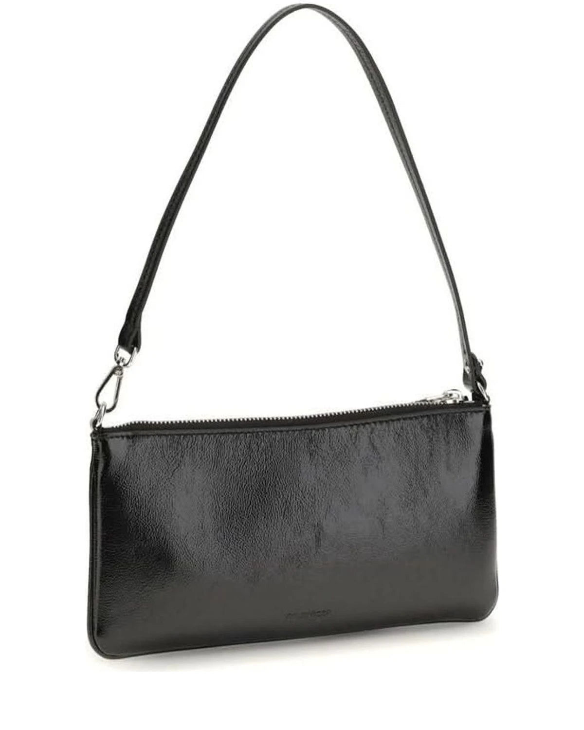 Courrèges Black Cowhide Shoulder Bag Shoulder Bags